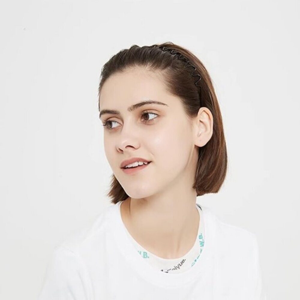 ⚡Men Z-New 1pcs Metal Fashion Unisex Wavy Outdoor Sport Simple Elastic Headbands - Picture 7 of 7